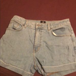 High waisted shorts
